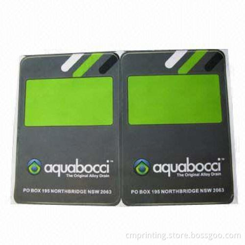 Sticker Label, Full Color Printing, Made of 80gsm Art Paper